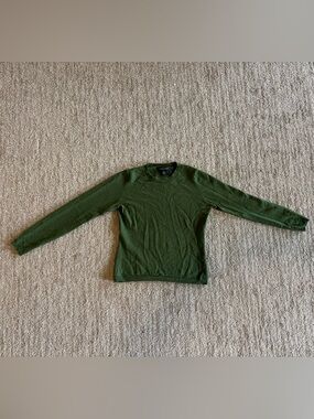 Banana Republic Green Merino Crewneck Sweater